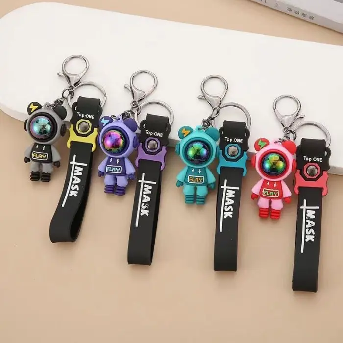 Keychain Gantungan Kunci Astronot Aesthetic Premium Gantungan Motor Mobil - Keychain Gantungan Kunci Astronot 7