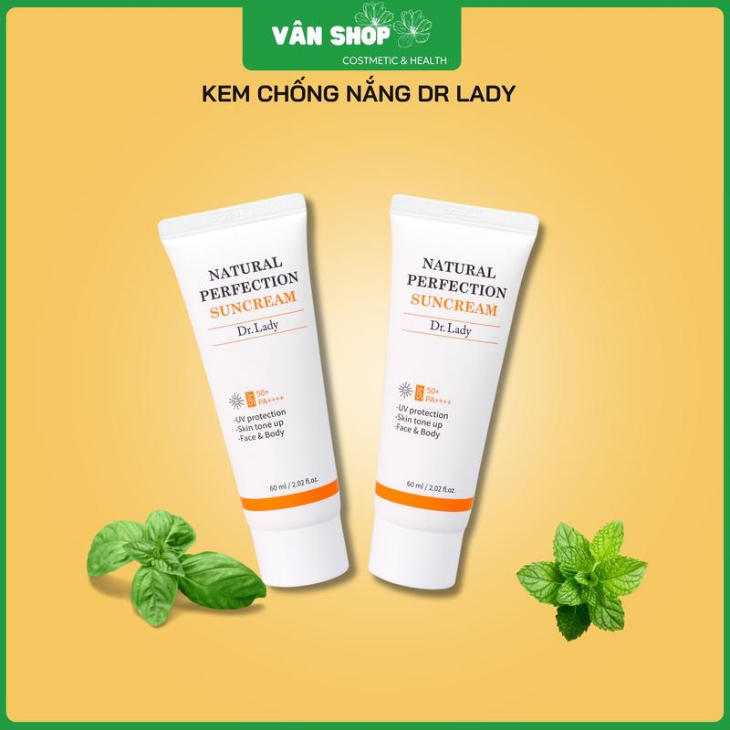 Combo 2 tuýp Kem Chống Nắng Nâng Tone Vật Lý Dr Lady - SkinCare Chăm Sóc Da Sunscreen Sun Cream Làm Đẹp Da Dưỡng Ẩm Da