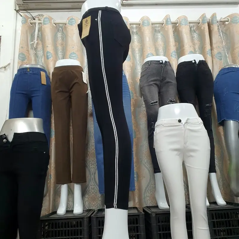 Quần nữ legging kaki nhung mịn, co giãn tốt, lưng dây kéo Women Pants 6