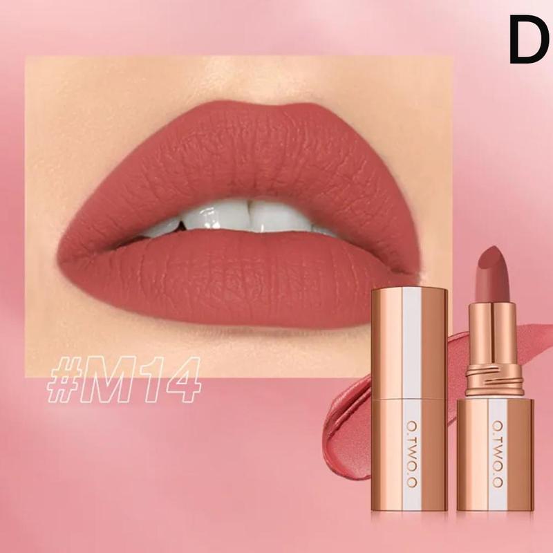 Product Introduction of Gincu matte OTWOO-8 warna, bebas noda, tahan lama, dengan kemasan baldu berpigmen tinggi, Q8I1 39