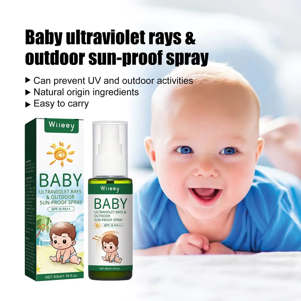 [BEST] Wiieey Sunscreen Semprotan pelindung bayi, semprotan pelindung terhadap terik sinar matahari, peremajaan kulit, semprotan perawatan bayi dan anak kecil untuk beraktivitas di luar ruangan