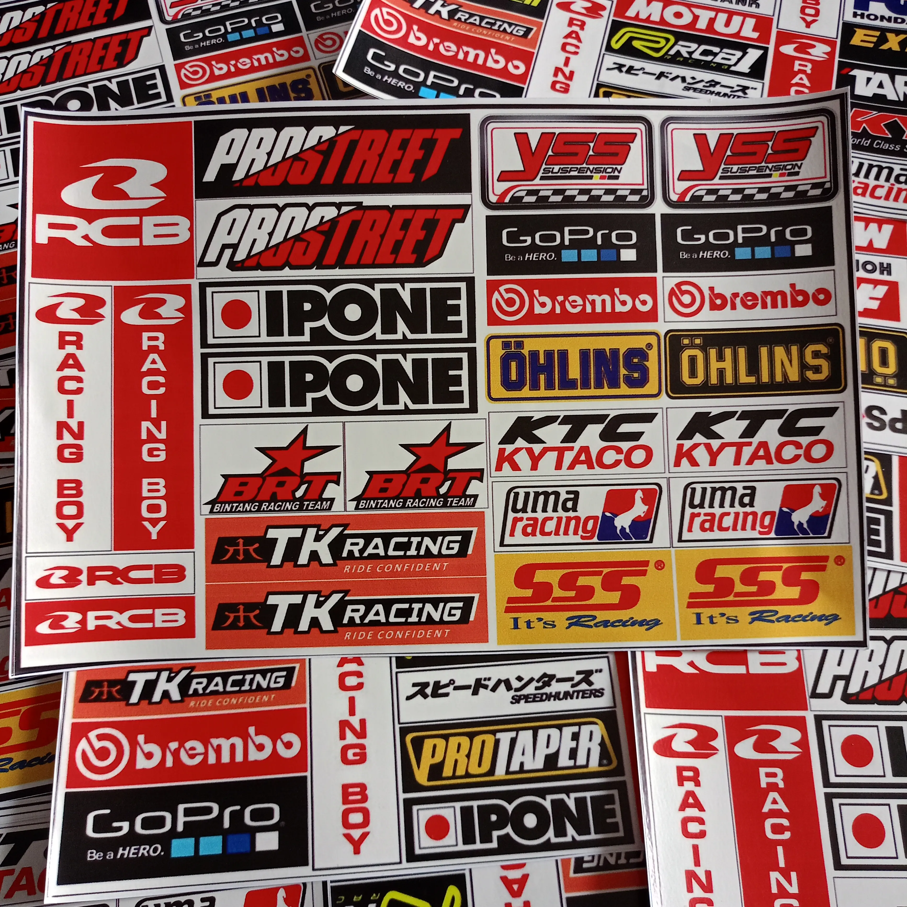 STIKER MOTOR HOLOGRAM-STIKER VARIAN RACING CUSTOM-STIKER UPDATE BALAP ...