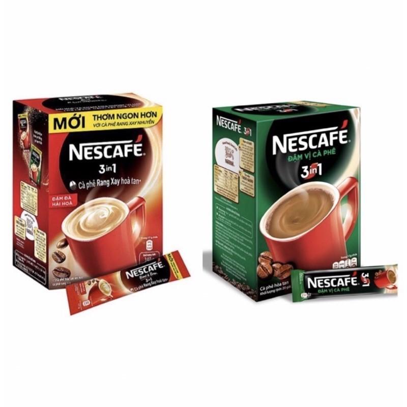  Hộp Cà Phê Nescafe 3in1 hộp  18 gói x 16g  
