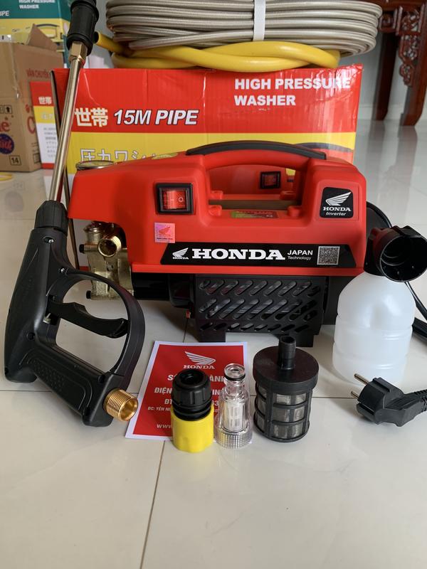 Máy rửa xe cao áp HD 3500w, Model 2024 Japan, Loại không có Chỉnh Áp. lỗi đổi mới miễn phí trong 10 ngày đầu. (bh 12th)