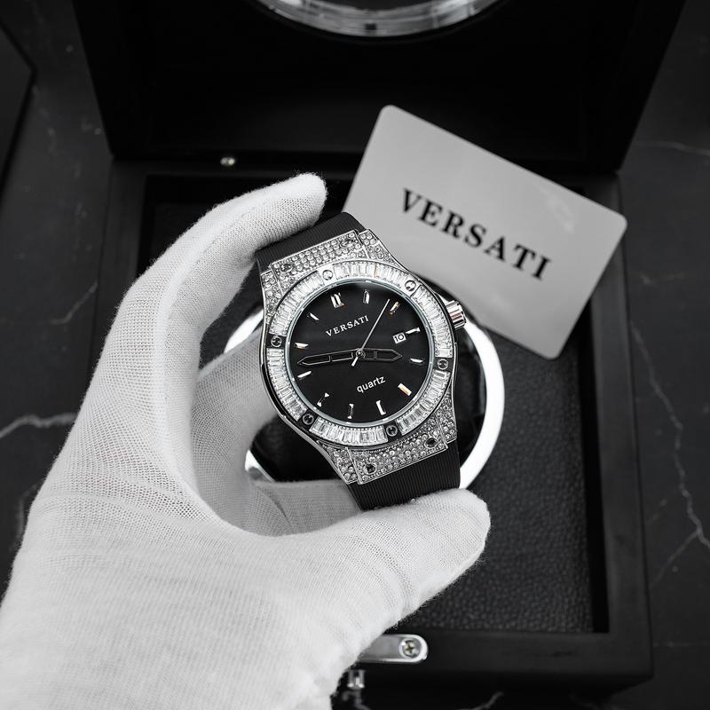 [ MS STORE AFF ] Đồng Hồ Nam Versati Phiên Bản Đính Đá Cao Cấp Thời Trang, Sang Trọng- M78 Tặng hộp da to