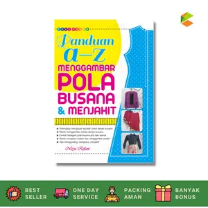 Buku Menjahit - Panduan A-Z Menggambar Pola Busana dan Menjahit