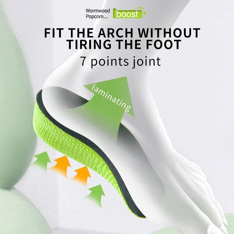 Product Introduction of Memory Foam Height Increase Insoles for Men Women Shoes Flat Feet Arch Support Orthopedic Insoles Sneakers Heel Lift Care Insole 9