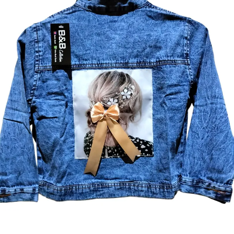 3D JAKET JEANS VIRAL SNOW PITA ANAK PEREMPUAN UMUR 1-10 TAHUN bunda #Katun #Santai 0