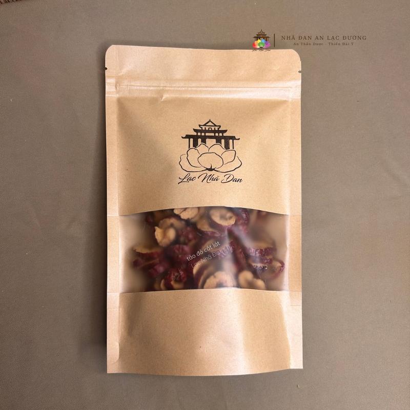 100g Táo đỏ cắt lát sấy khô, táo ngọt tự nhiên 3