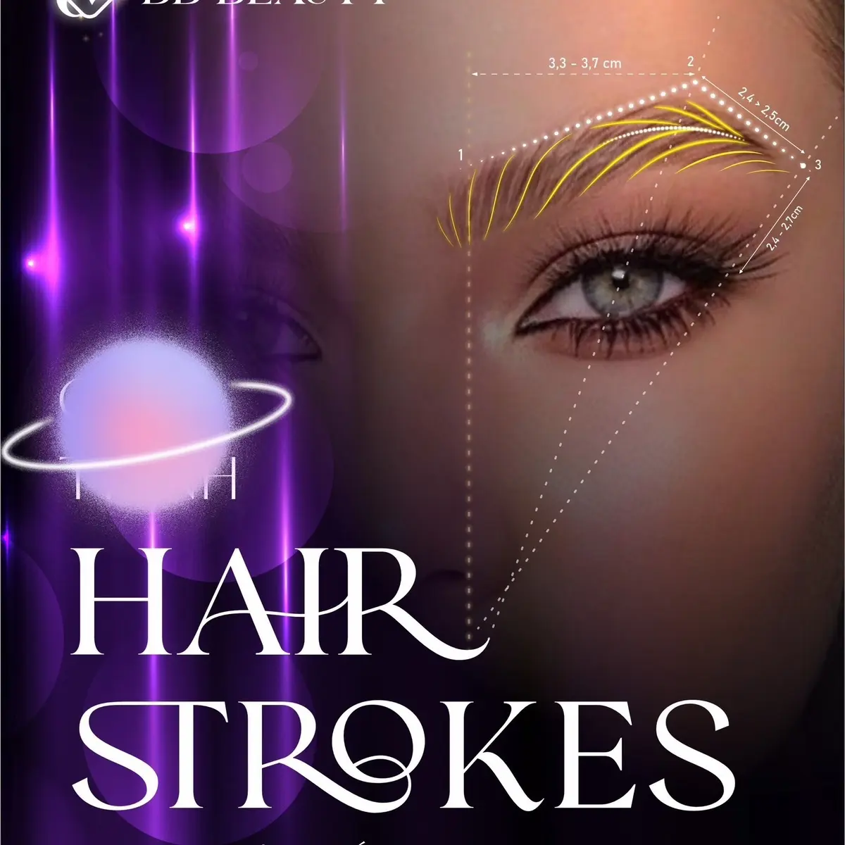 SỔ LUYỆN VẼ SỢI HAIRSTROKES - BBBROWS Tổng hợp