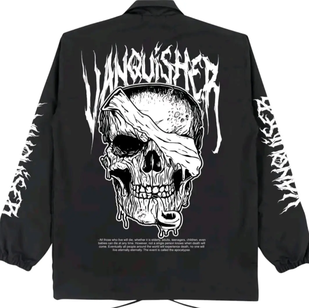 jaket coach tengkorak putih viral terbaru//jaket coach anime cj/bajumurahbandung/jaket parasut pria wanita dewasa