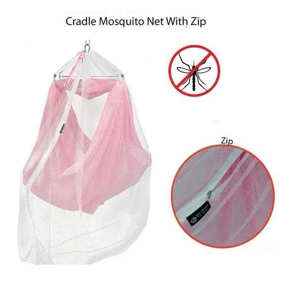(1pc) Kelambu ayunan bayi MY DEAR BABY dengan sleting / zipper  ( HANYA KELAMBU SAJA) Balita Cewek Cowok Nyamuk