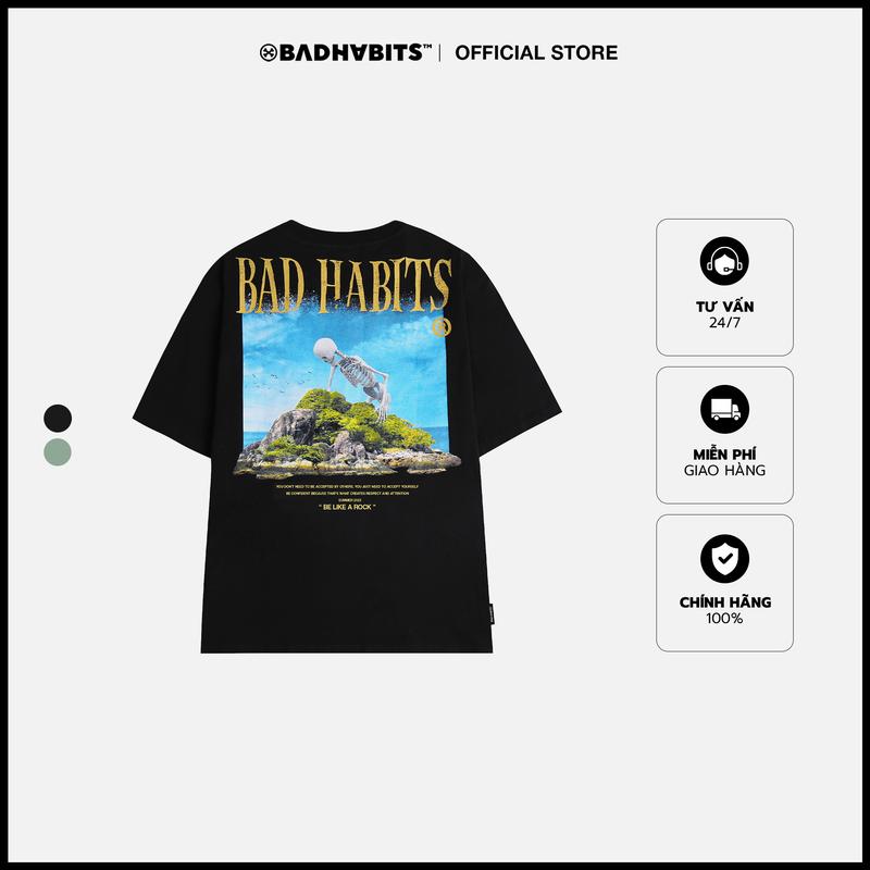 B-ROCK ISLAND TEE - REBEL COLLECTION - BAD HABITS
