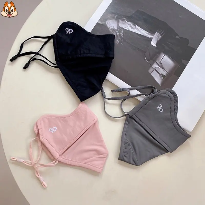 Khẩu trang chống tia UV có logo ĐỔI MÀU chống nắng UPF 50+ che kín toàn mặt 5