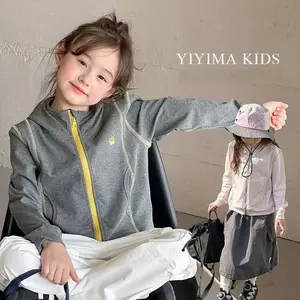 JAKET HOODIE ZIPPER ANAK PEREMPUAN BAHAN KUALITAS PREMIUM