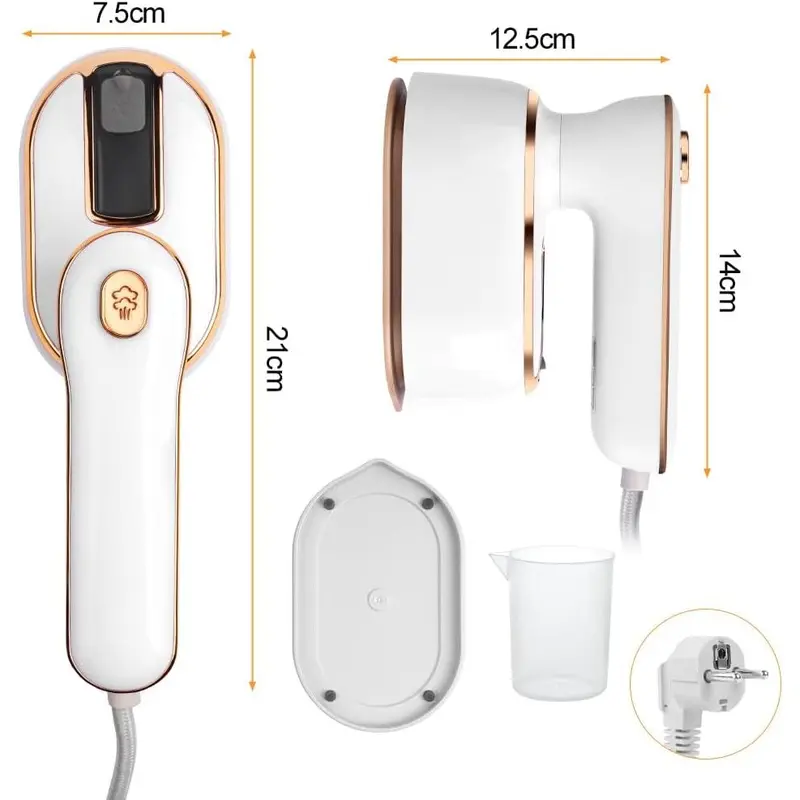 Dr.Spock Setrika Uap Vulga Setrika 2 in 1 Setrika Mini Setrika Portable Cepat Panas 100ml GT01 5