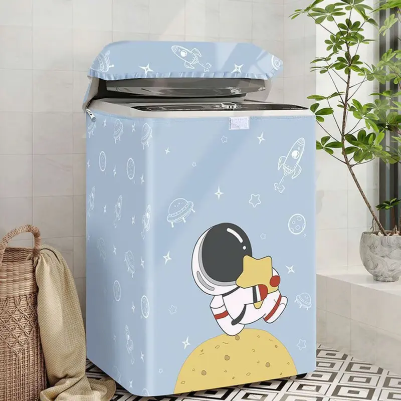 Bọc máy giặt cửa trên vải bạt cao cấp loại dày bền đẹp - Đồng 3