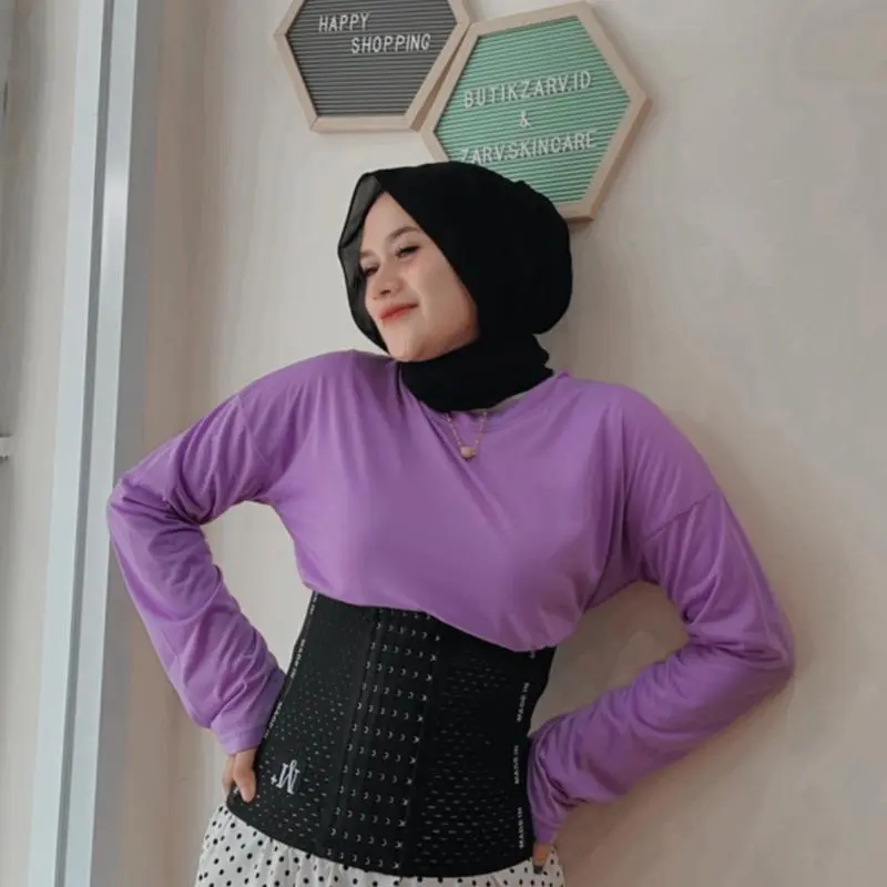 [ZARV] BELI 1 GRATIS 1 Korset Pengecil Perut Buncit Inem   Wanita kayes  korset korset  pengecil lengan bahu 4
