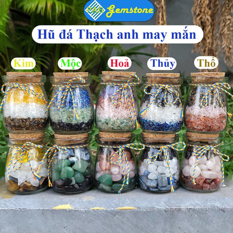 Hũ Đá Thanh Tẩy PAG Nạp Năng Lượng, Mang May Mắn, Tài Lộc Cho Mệnh Kim Mộc Thủy Hỏa Thổ