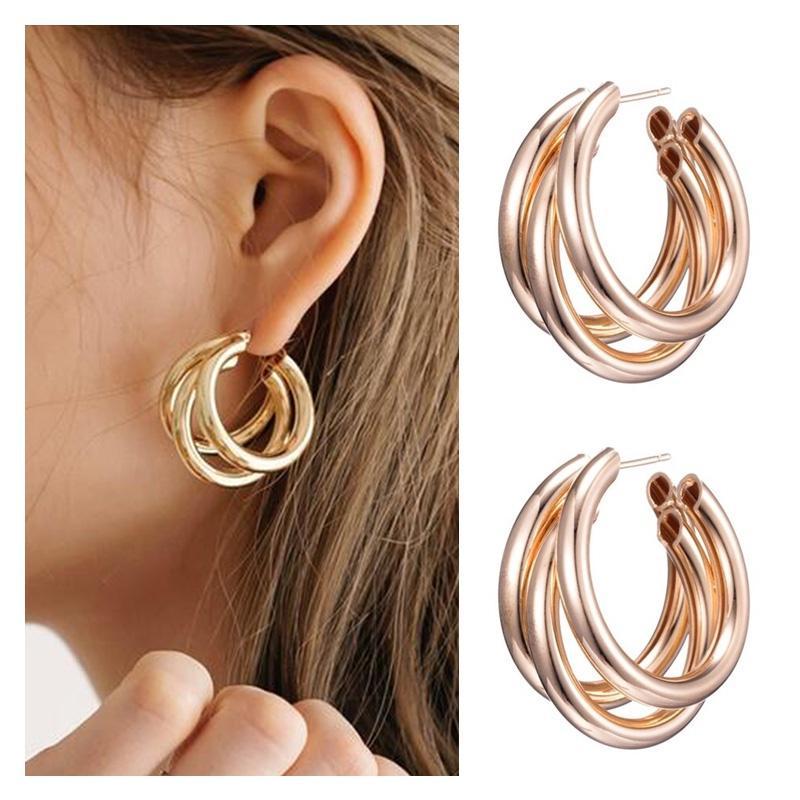 Product Introduction of Anting Wanita Korea Giwang Aksesoris Perhiasan Imitasi Earrings Gaya Vintage Bohemian 22