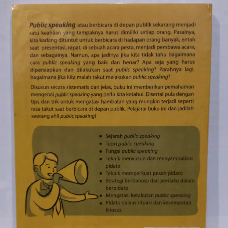 PAKET isi 2 Buku Motivasi Lancar Public Speaking + The Principles Of Power 1
