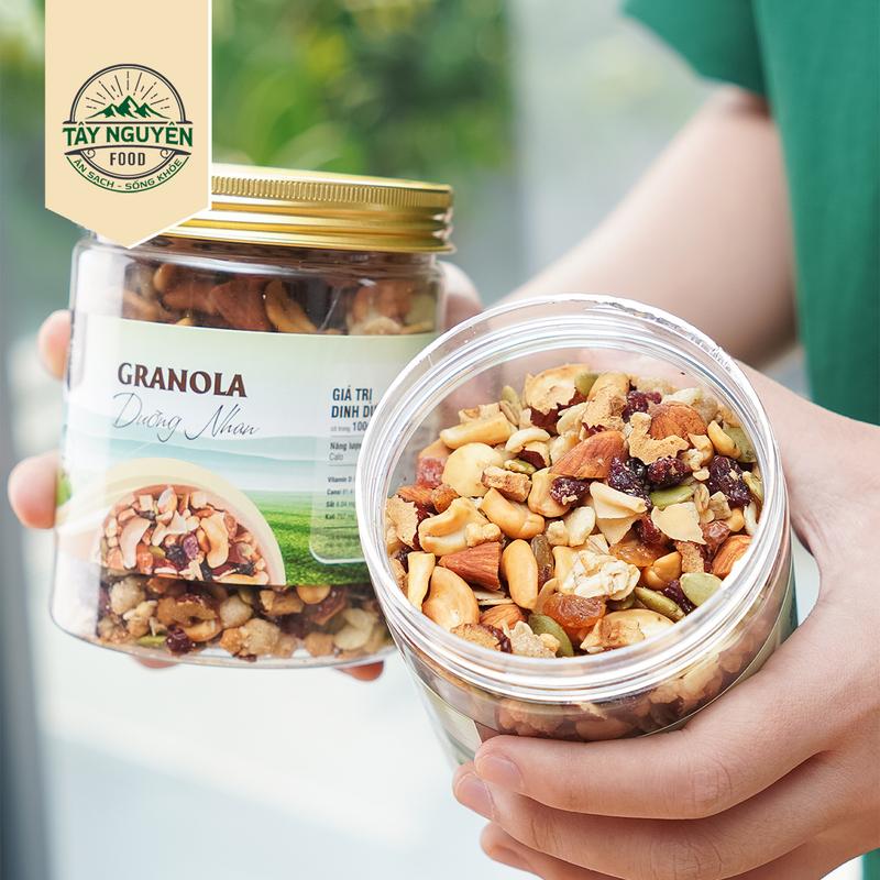 Granola Dưỡng Nhan sấy mật ong không đường Tây Nguyên Food - Việt Nam 300g