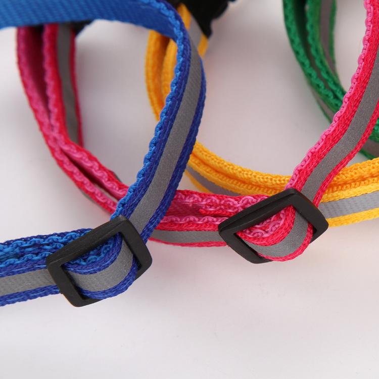 Product Introduction of 1pc Adjustable Pet Cat Dog Puppy Reflective Collars Safety Buckle Bell Neck Strap Dog Supplies Cat Collars 4