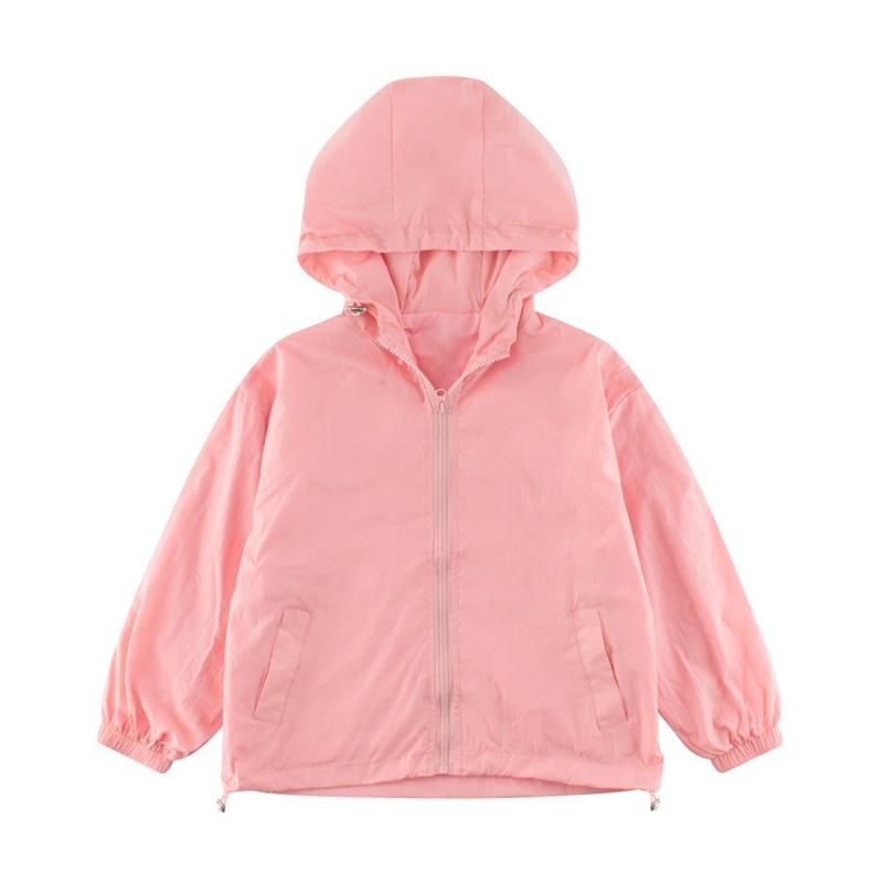 Product Introduction of 2025 Spring Autumn Kids Trench Jacket Solid Color Zip Up Hooded Coat for Boys Girls New Children's Clothing 13
