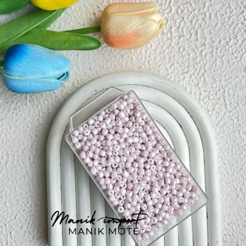 Manik Mote Payet Pasir Glossy Series 8/o-3mm (10 gram ) bahan kerajinan tangan dan kalung dll -dunia emoji 5
