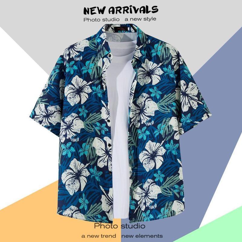 Product Introduction of Áo Sơ Mi Đi Biển Thường Ngày Dành Cho Nam Giới, Áo Sơ Mi ngắn Tay Áo Mỏng Mùa Hè, Áo Sơ Mi In Hình, Dáng Rộng Vừa Vặn, Áo Sơ Mi Hawaii Sành Điệu, Thích Hợp Cho Phụ Nữ, Năm 2025 19