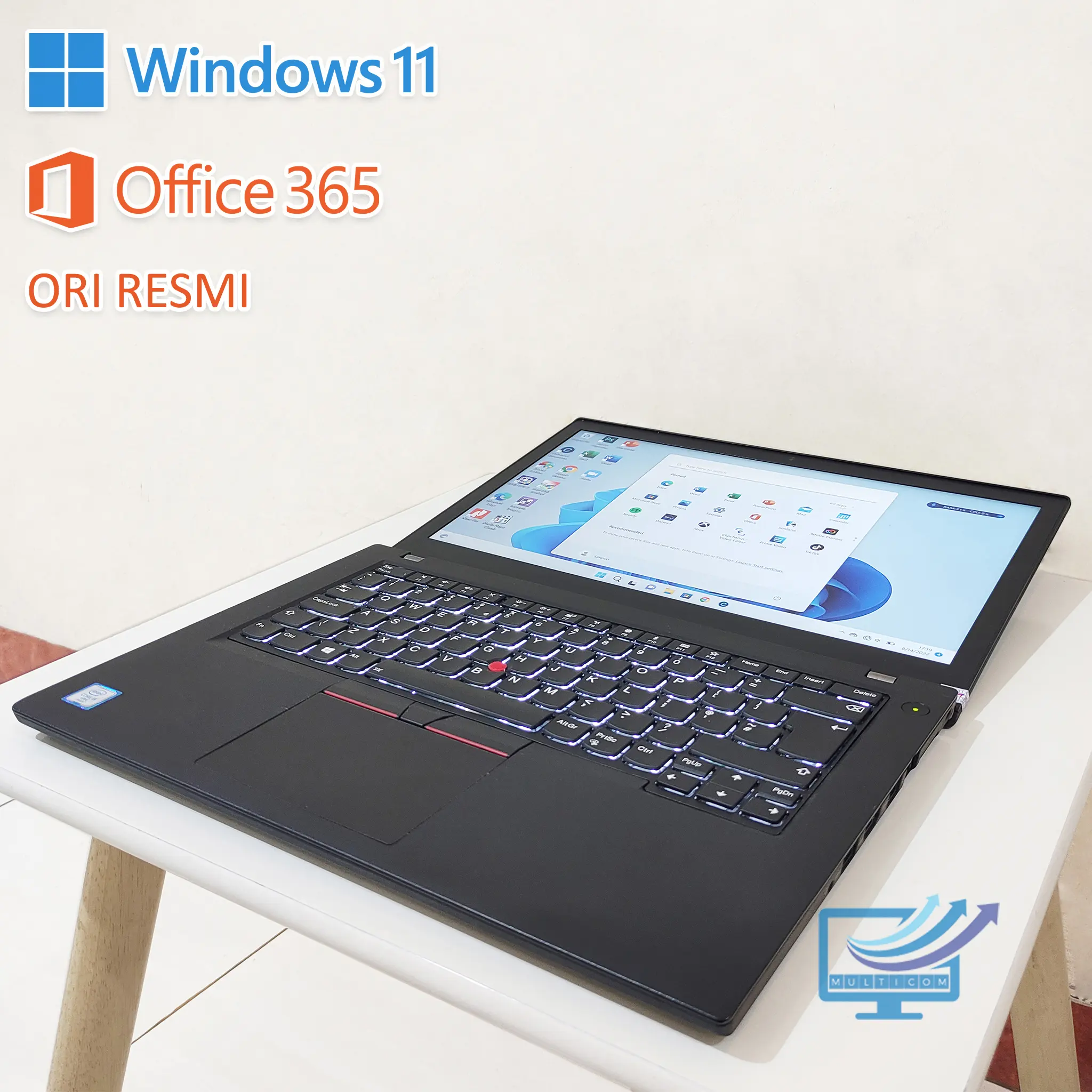 Laptop T470 Core i5 Gen 6th Ram 32GB SSD 512GB OS WIN 11 ORI OFFICE 365 ORI