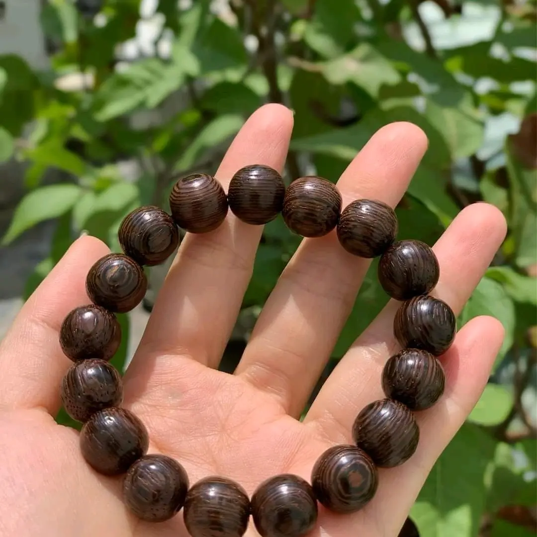 vòng tay gỗ mun công giá rẻ