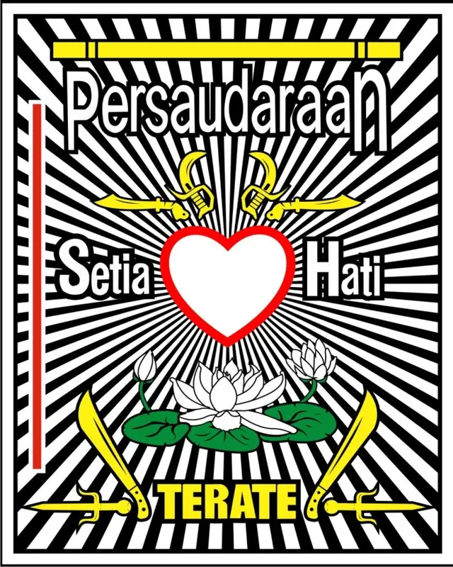STIKER PSHT 6 X 7,5 CM | SILAT | PERGURUAN SILAT | VINIL | WATERPROOF | ANTI AIR 2