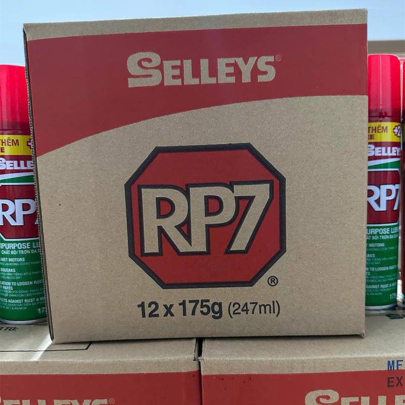 Thùng 12 Chai RP7 175g Xịt Chống Rỉ Sét Cao Cấp hàng chính hãng rp7 xịt baoduong xe dung dịch