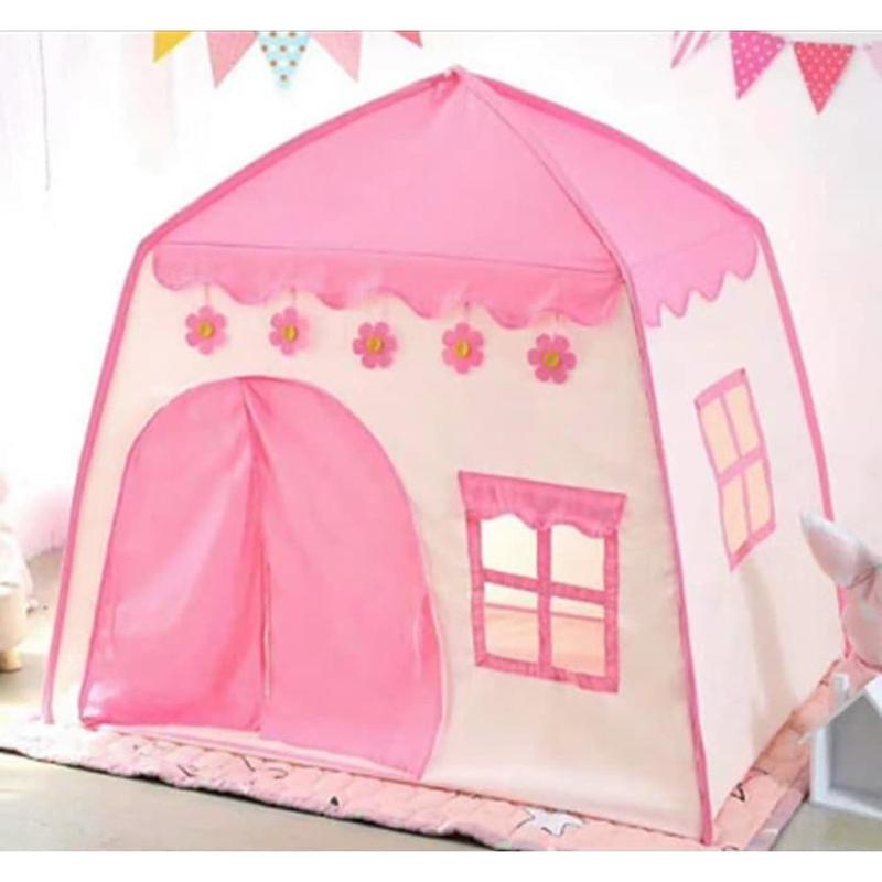 Tenda Anak Model House Rumah Jendela AN8112 Tenda Bermain Princess Castle Outdoor Biru dan Pink 1
