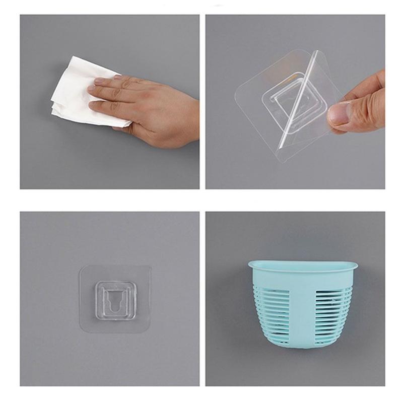 Product Introduction of Giỏ Đựng Đồ Treo Tường Bằng Nhựa, Đa Chức Năng, Thiết Kế Khoét Lỗ, Tiết Kiệm Không Gian, Cỡ Nhỏ, Không Cần Đục Lỗ, Thích Hợp Để Đựng Đồ Lặt Vặt, Cho Phòng Ngủ 11