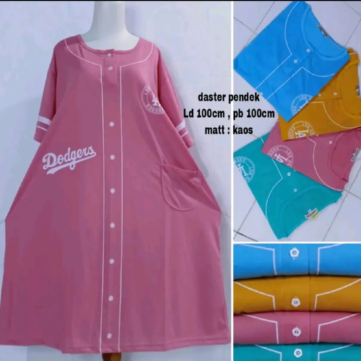Daster Kaos Ld 100 cm Busui cantik ( HERMIT STANDART ) kecil