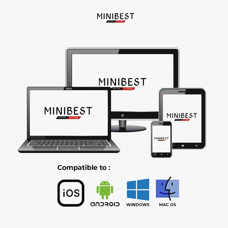 MINIBEST MN B398 Mouse  Wireless Bluetooth dengan Receiver USB untuk PC Laptop 7
