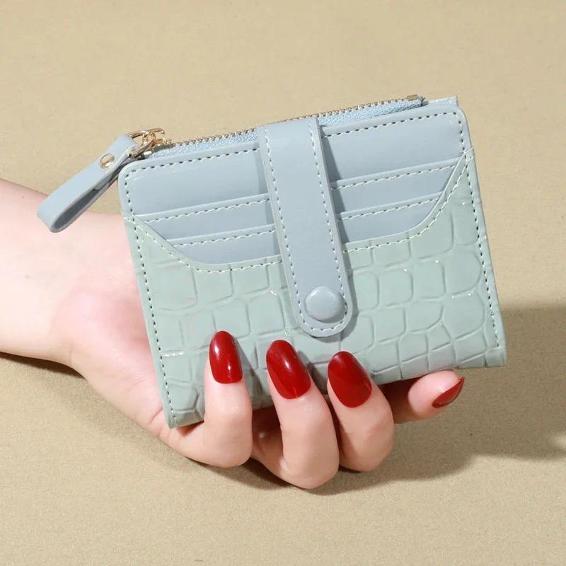 Product Introduction of Elegant Women's Multi Card Wallet - Secure Double Zip Clutch | Casual PU Leather Purse with Style Storage Crocodile Card Bag 8