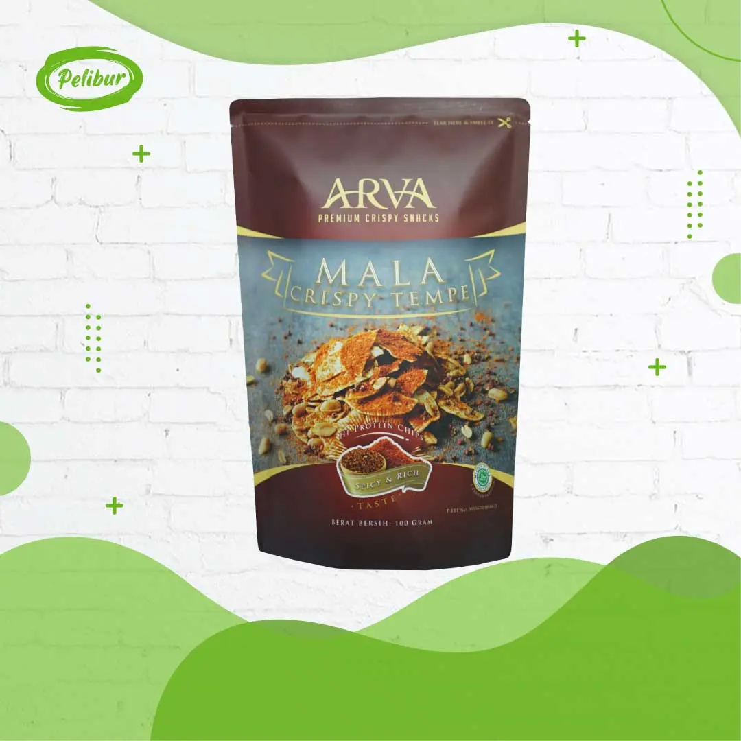 Keripik Tempe Arva Mala Enak 80g Food Snack