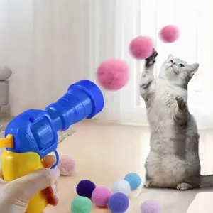 [HACIKO PETSHOP]Mainan Bola Bulu Untuk Anabul Anjing dan Kucing / Permainan Interaktif Sarana Olahraga / Pet Mainan Kucing