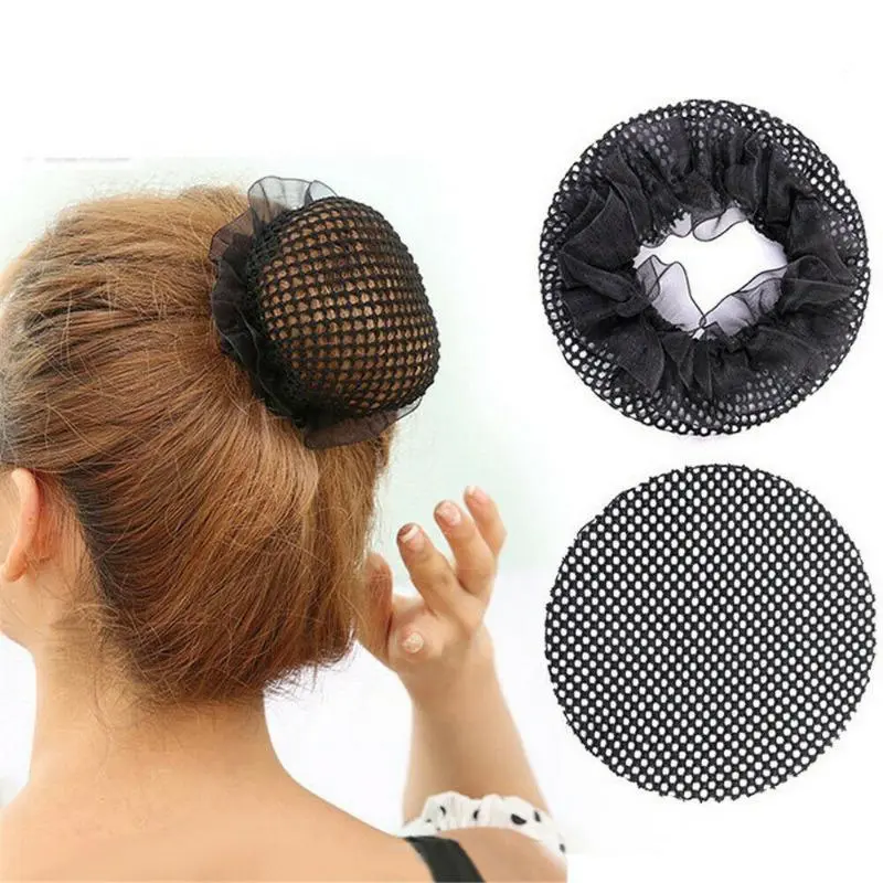 Women Fashion Elastic Invisible Hair Net Ladies Ballet Dance Skating Snoods Korean Style Hair Net Hair Accessories