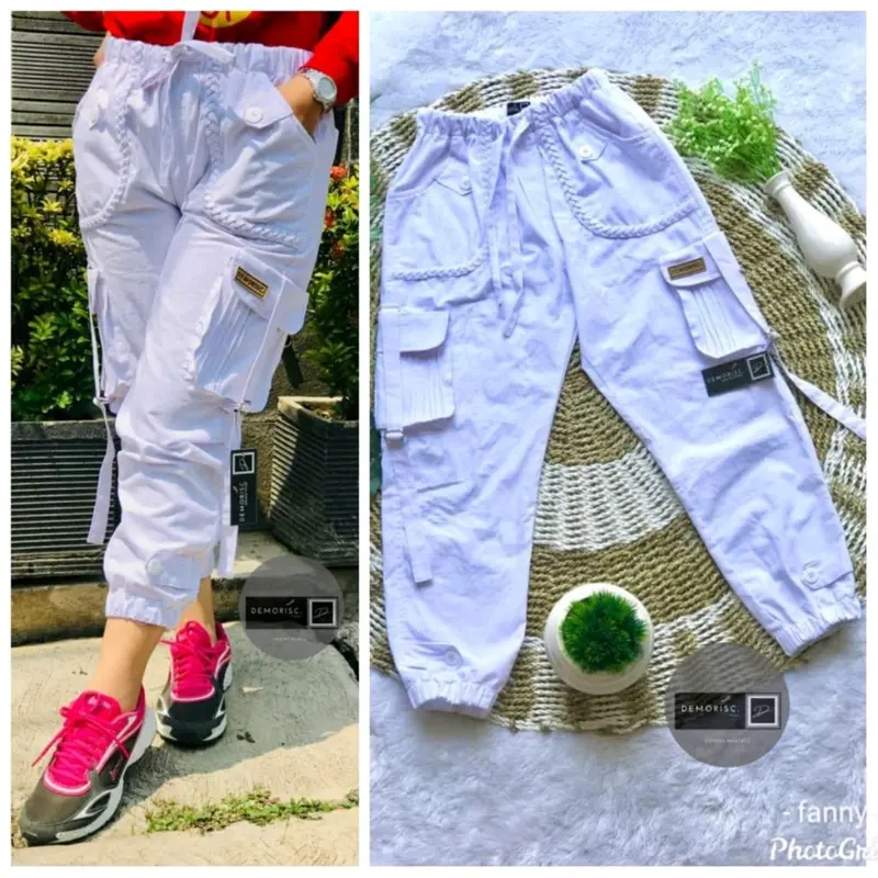 celana Jogger kargo model kepang best seller 3