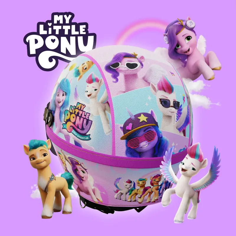 HELM RETRO CHIPS ANAK CUSTOM NAMA KARAKTER LITTEL PONY UNTUK USIA 1 2 3 4 5 TAHUN LUCU 1