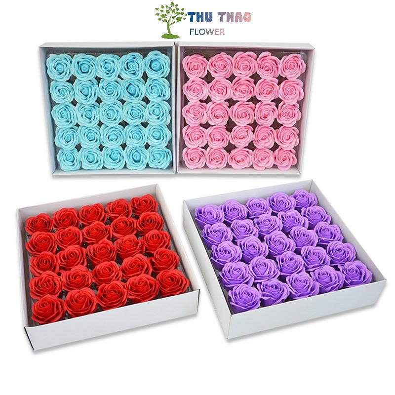 Hoa sáp 7 lớp cao cấp, cánh tim dùng để bó hoa, làm lẵng hoa 1