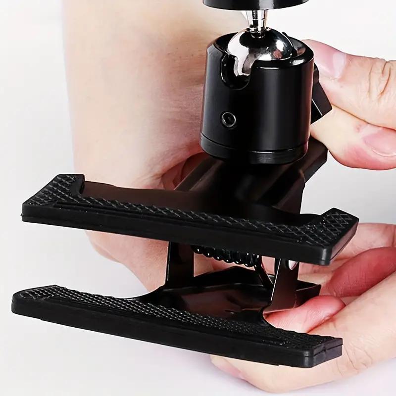 Metal Camera Cell Phone Music Mount, Guitar Headstock Mobile Phone Clamp Clip Mount for Smartphones and GoPro Action Cameras, Mobile Phone Accessories, Stand, Adjustable, Cellphone 6