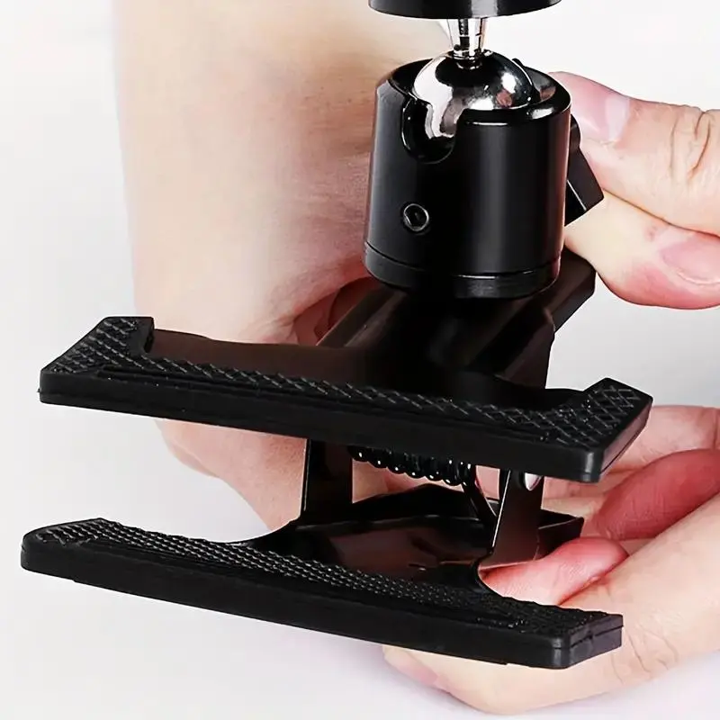 Metal Camera Cell Phone Music Mount, Guitar Headstock Mobile Phone Clamp Clip Mount for Smartphones and GoPro Action Cameras, Mobile Phone Accessories, Stand, Adjustable, Cellphone 6