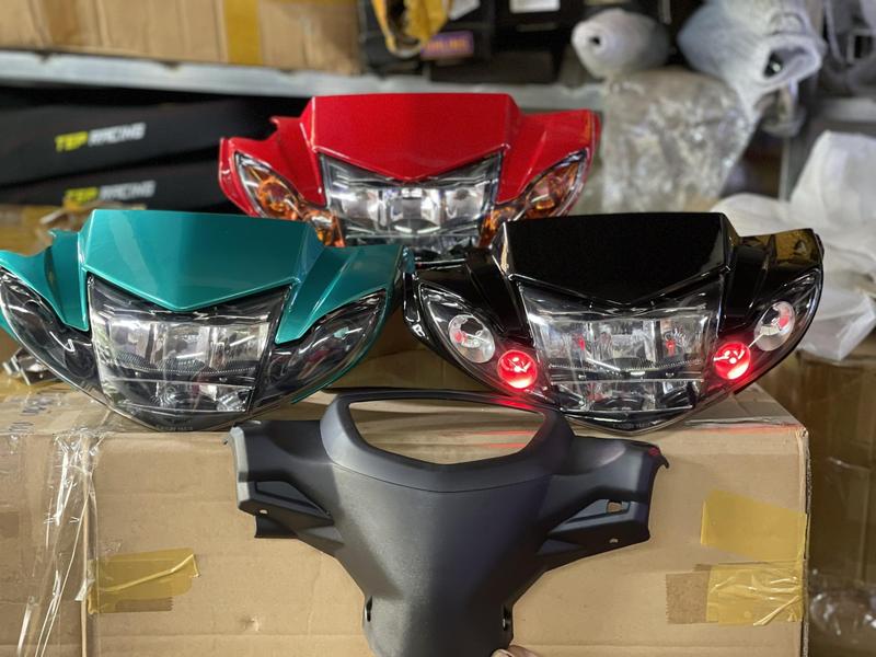 Đầu đèn 2 tầng lắp Sirius 50-110cc + TẶNG DEMI