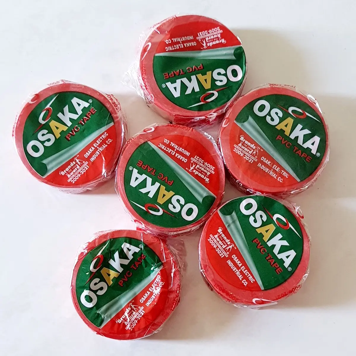 Osaka Tape (Red/White) Best for Tape Tennis cricket