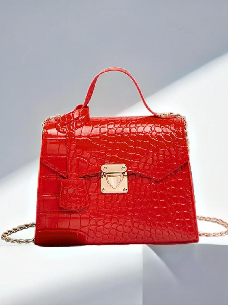 Product Introduction of Women's Fashionable Handbag, Casual Versatile Chain  Strap Shoulder Bag for Daily Used, Trendy All-match Commuter Bag 0